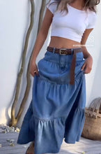 Load image into Gallery viewer, Prairie Denim Skirt
