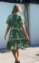 Load image into Gallery viewer, Amalfi Ric Rac Dress
