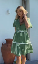 Load image into Gallery viewer, Amalfi Ric Rac Dress
