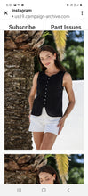 Load image into Gallery viewer, Villa Linen Vest Top
