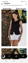 Load image into Gallery viewer, Villa Linen Vest Top
